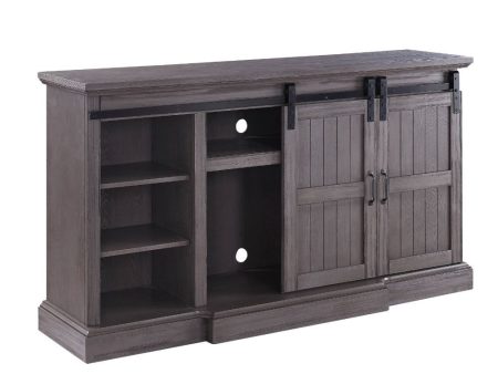 Admon - TV Stand - Gray Oak Hot on Sale