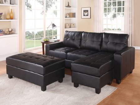 Lyssa - Sectional Sofa (Rev. Chaise) w Ottoman For Sale