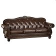 Anondale - Sofa - Espresso Top Grain Leather Match Online Hot Sale