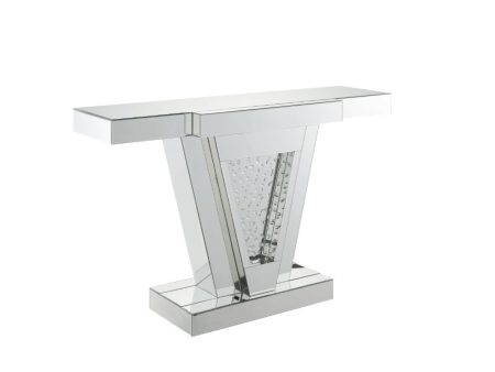 Nysa - Accent Table - Mirrored - Wood - 32  Supply