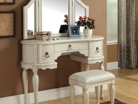 Trini - Vanity Desk - White Supply