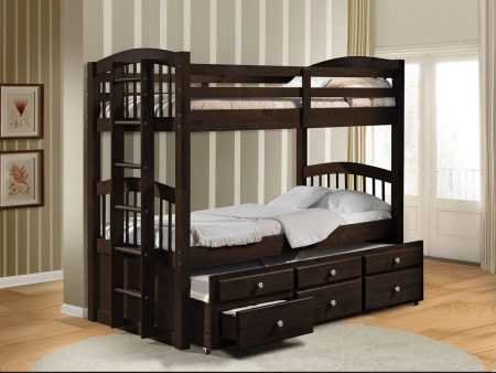 Micah - Bunk Bed & Trundle w 3 Drw Discount