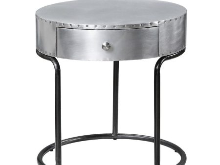 Brancaster - End Table - Aluminum - 21  Online now