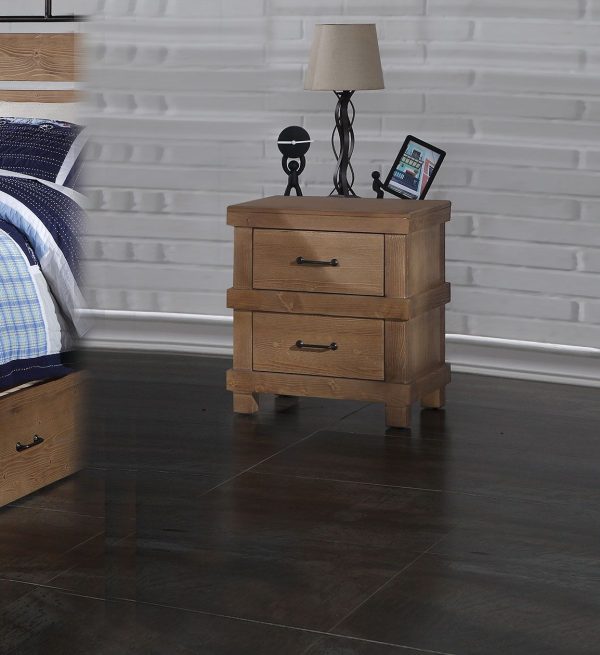 Adams - Nightstand - Antique Oak Cheap