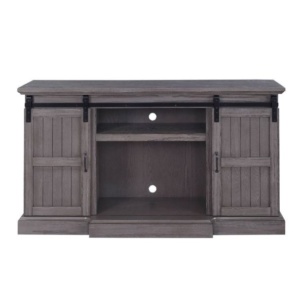 Admon - TV Stand - Gray Oak Hot on Sale