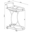 Elfman - 2-Shelve Serving Cart Hot on Sale