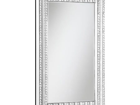 Aideen - Acrylic Crystal Wall Mirror - Silver Online Hot Sale