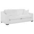 Ashlyn - Upholstered Sloped Arm Sofa - White Online Hot Sale