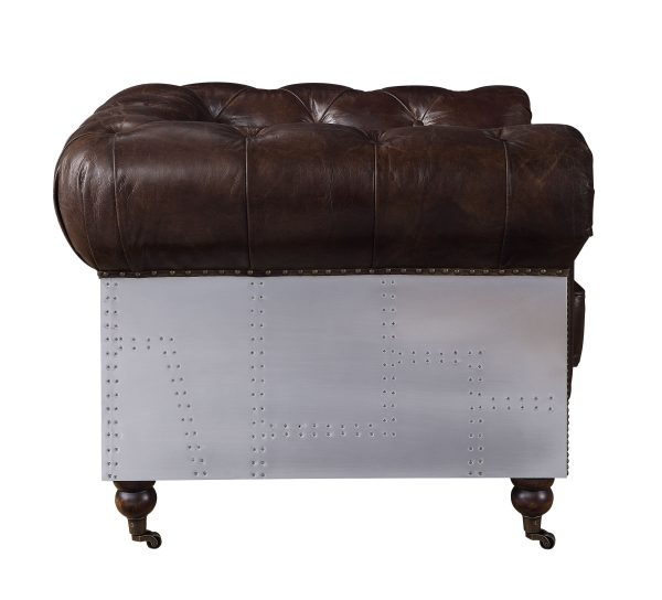 Aberdeen - Sofa - Vintage Brown Top Grain Leather Online now