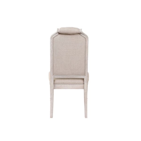 Wynsor - Side Chair (Set of 2) - Fabric & Antique Champagne Discount