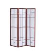 Katerina - 3-Panel Room Divider Folding Shoji Screen - Cherry Supply