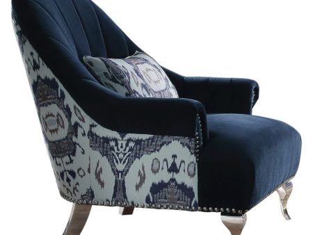 Jaborosa - Chair - Blue Velvet Online now