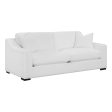 Ashlyn - Upholstered Sloped Arm Sofa - White Online Hot Sale