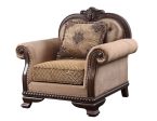 Chateau De Ville - Chair - Fabric & Espresso Finish Cheap