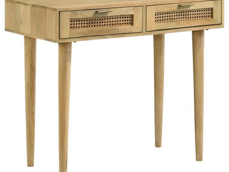 Zamora - 2-Drawer Entryway Console Accent Table - Natural on Sale