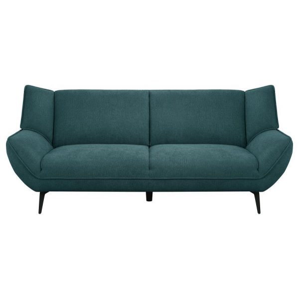 Acton - Upholstered Flared Arm Sofa - Teal Blue Cheap