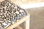 Aiden - Fabric Upholstered Accent Bench - Distressed White Supply