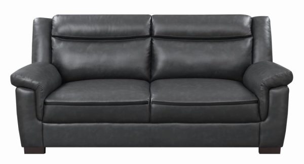 Arabella - Upholstered Padded Arm Sofa - Gray For Discount