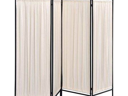 Dove - 4-Panel Room Divider Folding Shoji Screen - Beige Online now