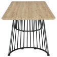 Altus - Composite Wood Dining Table - Natural Oak For Sale