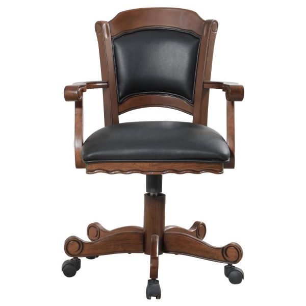 Turk - Upholstered Swivel Dining And Game Chair - Tobacco Online Sale