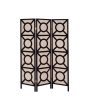 Vulcan - 3 Panel Room Divider Folding Shoji Screen - Cappuccino Cheap