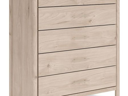 Cadmori - Five Drawer Wide Chest For Cheap