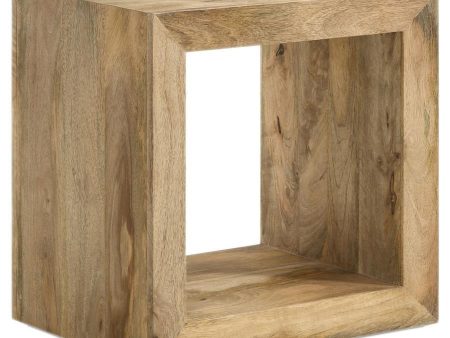 Benton - Rectangular Solid Wood End Table - Natural Cheap