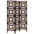 Vulcan - 3 Panel Room Divider Folding Shoji Screen - Cappuccino Cheap