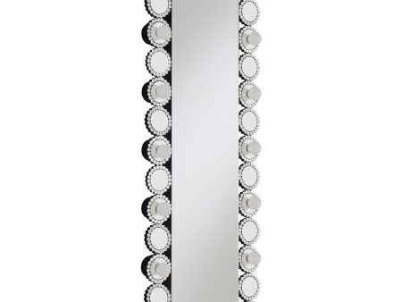 Aghes - Wall Mirror With Lighting - Silver Supply