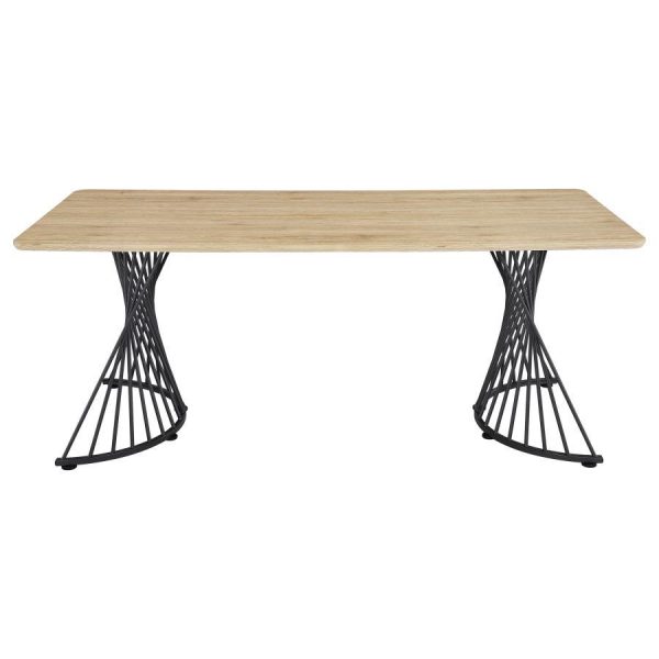 Altus - Composite Wood Dining Table - Natural Oak For Sale