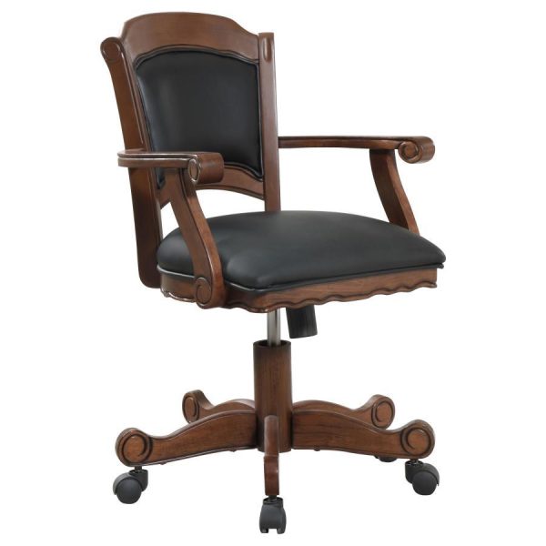 Turk - Upholstered Swivel Dining And Game Chair - Tobacco Online Sale