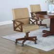 Marietta - Upholstered Swivel Dining And Game Chair - Tobacco Online Sale