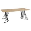 Altus - Composite Wood Dining Table - Natural Oak For Sale