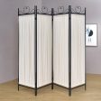 Dove - 4-Panel Room Divider Folding Shoji Screen - Beige Online now