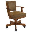 Mitchell - Upholstered Swivel Dining And Game Chair - Amber Discount