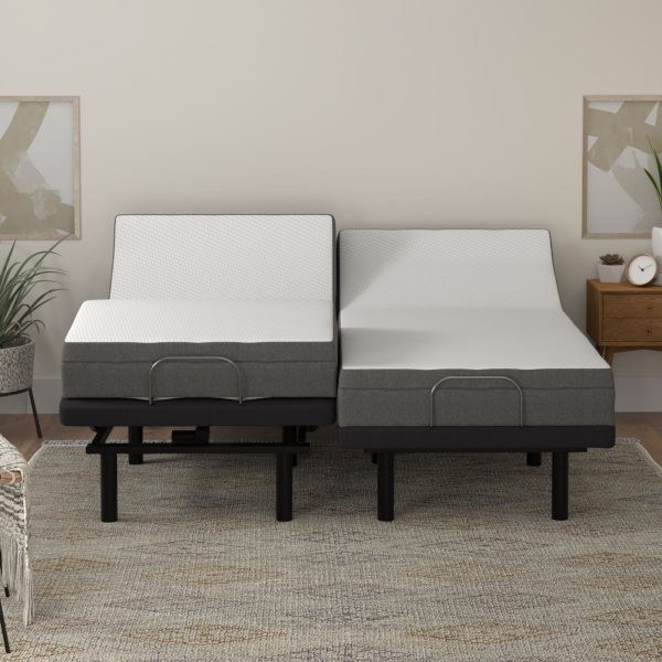 8” Gel Air Memory Foam Mattress With Support Base Fashion