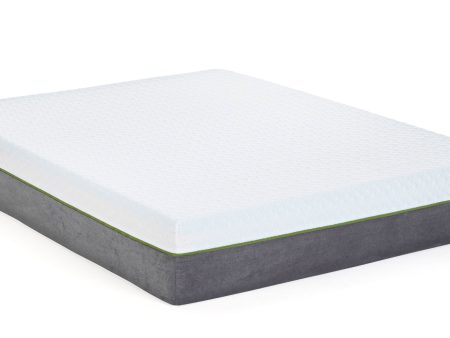 12  Medium Copper Gel Infused Premium Memory Foam Mattress and Model H Adjustable Bed Base Supply