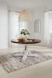 Valebeck - White   Brown - Dining Table For Discount