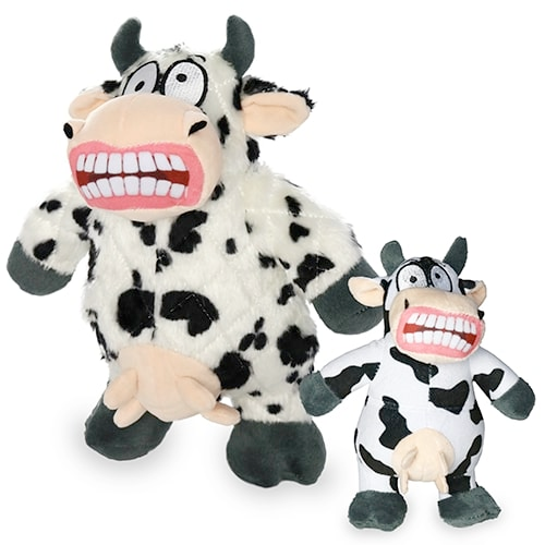 Mighty Angry Animal Dog Squeaky Toy, Angry Cow (mini and regular size) Sale