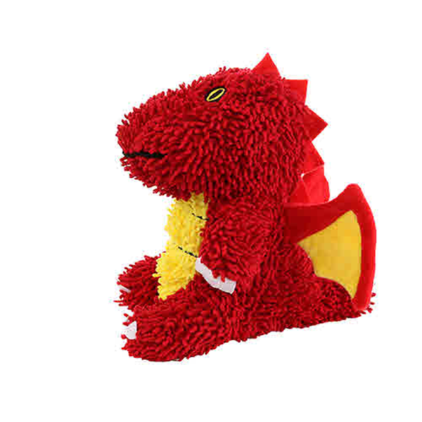 Mighty Microfibre Dog Squeaky Toy, Ball Dragon in Red Hot on Sale