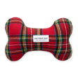 Holiday Squeaky Plush Dog toys, Tartan Plaid Flannel Online Sale