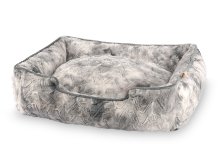 [Pre Order] Lounge Dog Bed: Dreamland Frost Grey on Sale