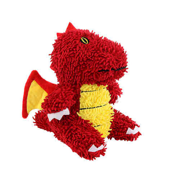 Mighty Microfibre Dog Squeaky Toy, Ball Dragon in Red Hot on Sale