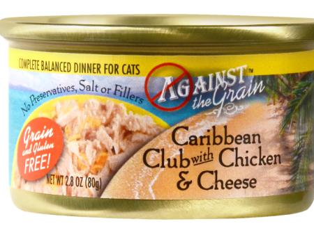 Against the Grain Caribbean Club with Chicken and Cheese Canned Cat Food Discount