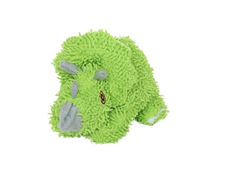 Mighty Microfibre Dog Squeaky Toy, Ball Triceratops For Discount