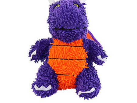 Mighty Microfibre Dog Squeaky Toy, Ball Dragon in Purple Cheap