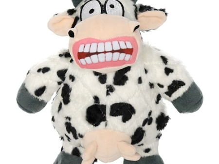 Mighty Angry Animal Dog Squeaky Toy, Angry Cow (mini and regular size) Sale