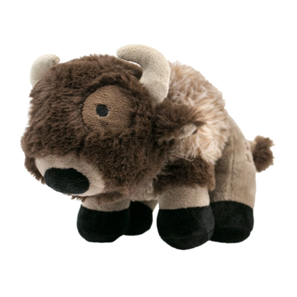 Squeaky Plush Dog Toy: Buffalo Online now