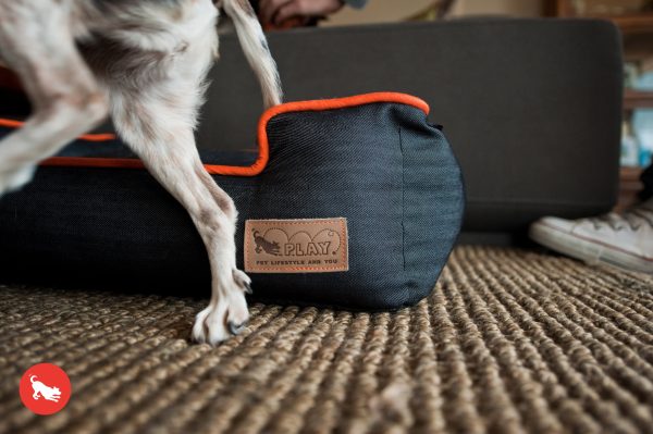 [Pre-order]Lounge Dog Bed: Urban Denim Medieval Blue   Mandarin Online Hot Sale